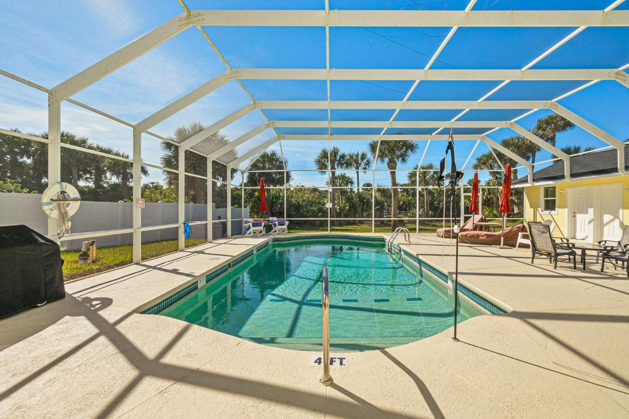 Flagler Beach Bed And Breakfast Pool Bbq Suite Kültér fotó