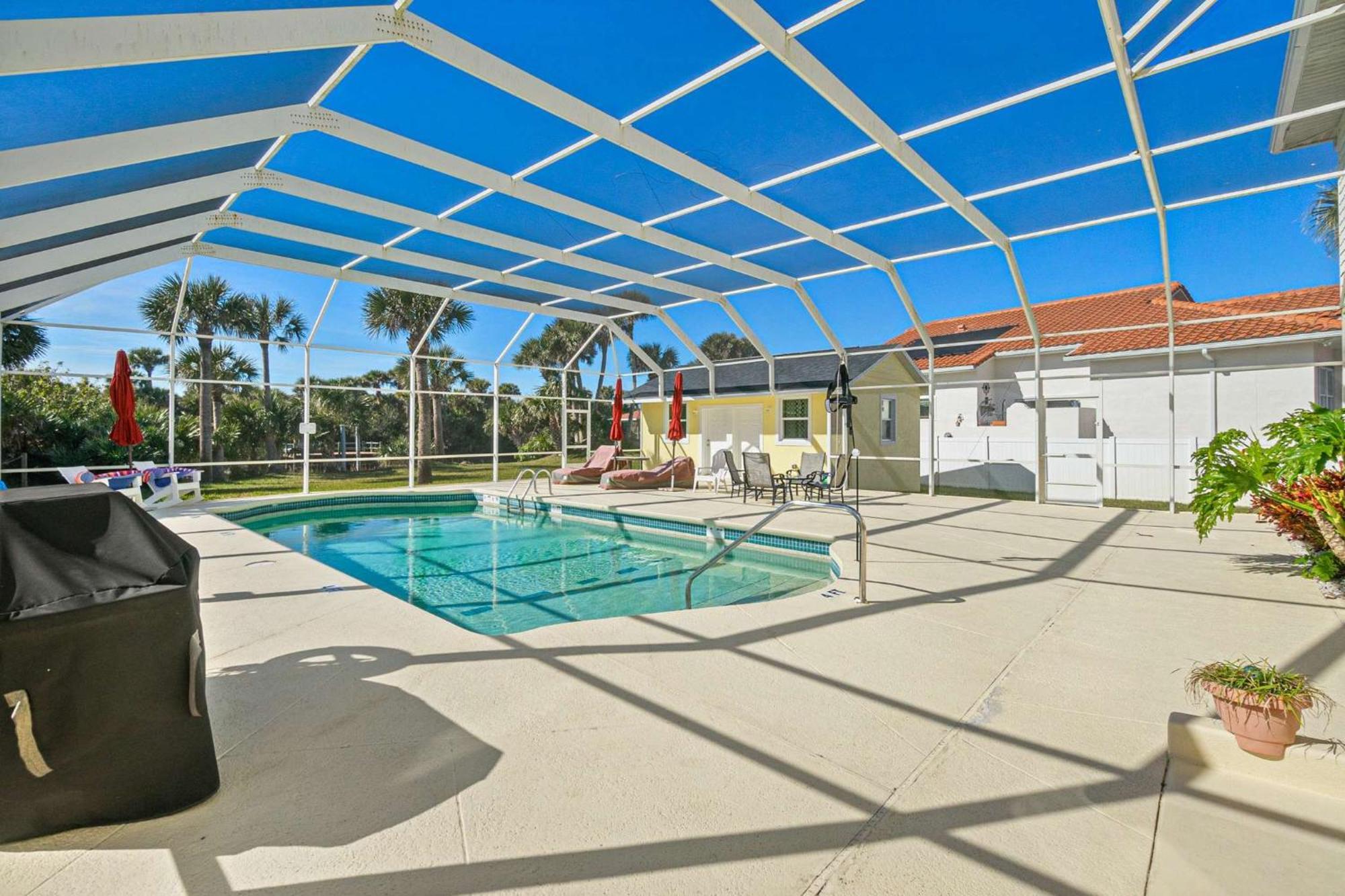 Flagler Beach Bed And Breakfast Pool Bbq Suite Kültér fotó